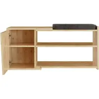 Norda Design Armoire à chaussures Woody à la mode | 18 mm d'épaisseur | Couleur chêne