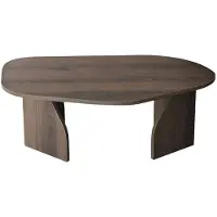 Skye Decor , Rock - Walnut, table basse, 100 % panneaux de particules mélaminés, noyer, 105 x 65 x 35 cm