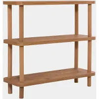 Norda Design Dora Bookshelf | Melamine Coated | 100% Hornbeam | 80x75x28 cm | Atlantic Pine