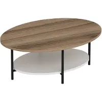 Skye Decor , Elis, tables basses, chêne, panneau de particules mélaminé, 90 x 36 x 60 cm