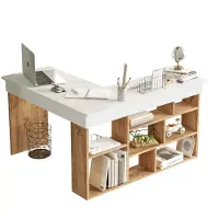 Skye Decor , Ct5-Aw, Bureaux, pin atlantique, 129 x 72 x 120 cm