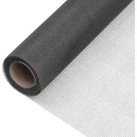 vidaXL Moustiquaire en fibre de verre 60x2000 cm noir