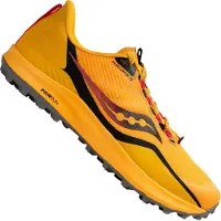 Saucony Peregrine 12 - Chaussures de course à pied pour femmes, chaussures de trail, jaune S10737-16, pointure : 43 (EU) / 11 (US)