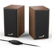 Genius repro SP-HF180, 2.0, 6W, dřevěné, hnědé