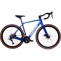 RINOS Vélo de gravier Carbon Sandman1.0 Shimano R3000 Bleu 50 cm