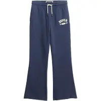 Superdry pour femme. W7011094A Pantalon de jogging athlétique marine (XL), Casuel, Coton