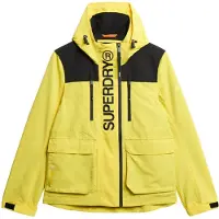 Superdry Veste fonctionnelle jaune / noir