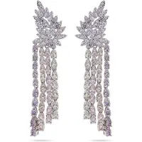 Avant Garde Boucles d'oreilles 'Stefaniaina' violet