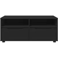 vidaXL : Meubles TV, 100 x 48 x 43 cm, noir, en panneaux de particules