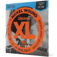 Daddario EXL110-7 Cordes pour guitares électriques
