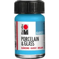 Marabu Peinture pour porcelaine "Porcelain", bleu clair, 15 ml (15 ml)