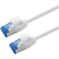 Roline Câble patch Cat.6A (classe EA) S/FTP (PiMF), LSOH, PoE, blanc, 5 m