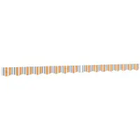 vidaXL Volant de store Multicolore Rayé 4 m