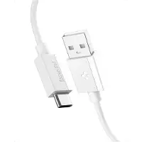 Spigen - Data Cable Essential (EB6020AC) - Fast Charging, USB to Type-C, 60W, 480Mbps, 2m - White (2 m, USB 2.0, 60 W)