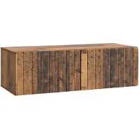 vidaXL Meuble TV mural en bois recyclé 98 x 41 x 30 cm, aggloméré
