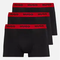 HUGO lot de trois caleçons Homme Noir