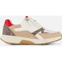 Gabor : Chaussures plates à lacets, style sportif, couleur blanche, pour le quotidien