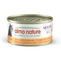 Almo Nature HFC Mousse thon avec crevettes pâtée pour chat (70 g)