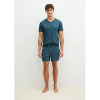 Marc O'Polo Pantalon de pyjama ' Mix N Match ' bleu foncé / pétrole