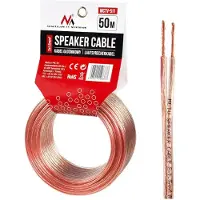 Macleans Bobine De Câble Haut-parleur Maclean 2x1,5mm² 50m (transparent)