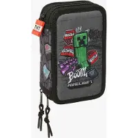 Minecraft Kit de 3 stylos feutres Minecraft pour graffiti, comprenant 37 pièces