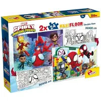 Lisciani 99788 - - MARVEL PUZZLE DF MAXI FLOOR 2 X 24 SPIDEY (24 pièces)