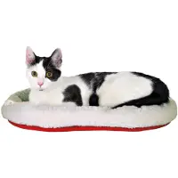 Trixie Lit pour chat 45 x 30 cm blanc et rouge
