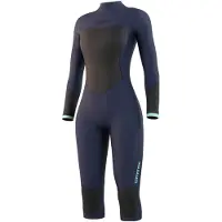 Mystic Shorty à Manches Longues Avec Fermeture éclair Au Dos Pour Femme Brand Longarm Shortleg 3/2 Mm