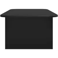 vidaXL Table basse noire 93 x 53 x 33 cm Bois composite