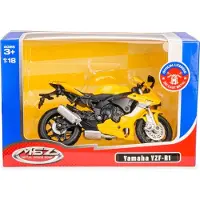Carmotion Modèle 1:18, YAMAHA YZF-R1, jaune