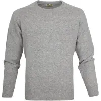 William lockie Pull en laine d'agneau gris Gris taille 3XL