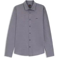 Hugo Boss pour homme. 50519748 Chemise Mysoft marine (M), Casuel, Coton, Manche longue