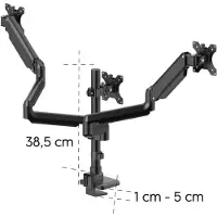 Hama - 32 (Tables, 32", 12 kg), Support de moniteur, Noir