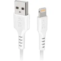 SBS Câble données et recharge USB vers Lightning 1 m Blanc