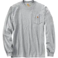 Carhartt K126 Pocket Loose Fit Long Sleeve T-shirt Gris M Homme