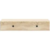 vidaXL Table d'appoint murale en chêne Sonoma 87,5 x 34,5 x 17 cm