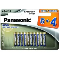 Panasonic Pile Everyday Power LR03EPS/10BW (6+4) (10 pcs, AAA)