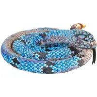 Wild republic Living Earth Snakes Teddy 152 Cm Bleu Enfants