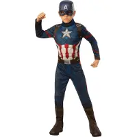 Rubies Captain America Avengers Endgame Classic Kids Costume Bleu 3-4 Years Enfants