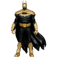 Mcfarlane Toys Batman Gold Dc Multiverse Arkham City Knightmare Edition Figure Label 19 Cm Doré