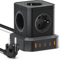 Voomy Multiprise - 5 prises - USB -