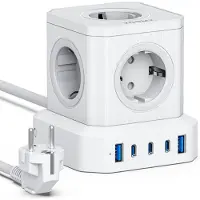 Voomy Multiprise - 5 prises - USB -