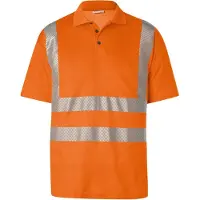 Kübler Hommes, T-shirt, Polo REFLECTIQ PSA 2 orange vif Forme 5142 Taille XXL, Orange, (XXL)