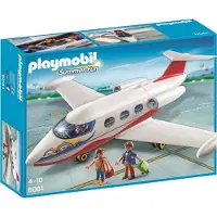 Playmobil 6081 Avion avec pilote et touristes