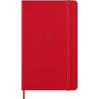 Moleskine 8056999274696 MOLESKINE agenda / organiseur 2026, semaines, L/A5, couverture rigide,rouge clair