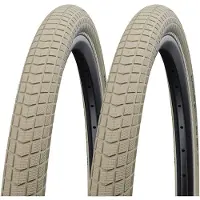 Schwalbe 2 pneus Big Ben, 55-559, couleur crème, avec protection K-Guard, pour vélo, dimensions 26x2.15