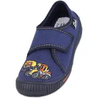 Beck Pantoufle bleu foncé