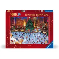 Ravensburger Puzzle de vacances Rockefeller Center Joy 1000 pi ces pour adultes - 12000420 - Outillage artisanal fabriqu en Allemagne. Chaque pi