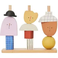 Ferm Living Blocs d'Empilage Personnages