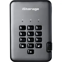 ISTORAGE diskAshur PRO² - Disque dur - chiffré - 500 Go - externe (portable) - USB 3.1 - FIPS 197 SHA 256 bits 256-bit AES-XTS - Conformité TAA